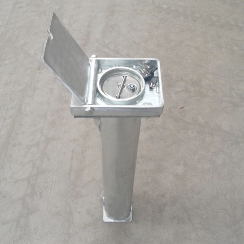 Manual-Retractable-Bollard-pH200-Stainless-steel-is-optional-